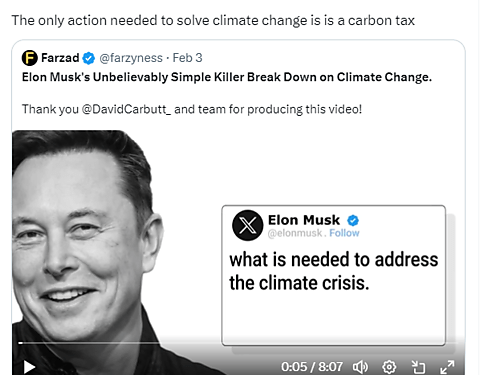 Examining Elon Musk’s Claim That a Carbon Tax Is a Simple Solution to Climate Change