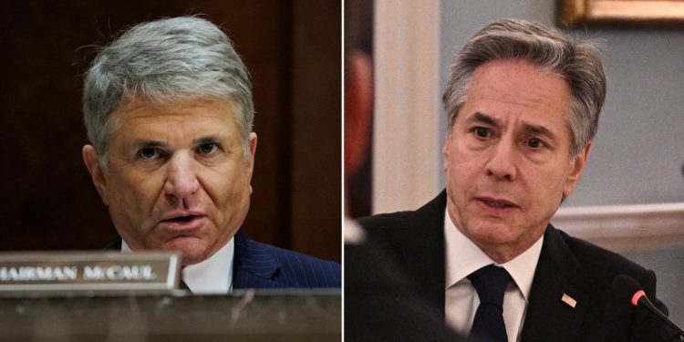 McCaul threatens to hold Blinken in contempt of Congress for ‘withholding’ key Afghanistan documents