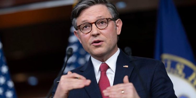 Johnson unveils plan to fund Israel, Ukraine in closed-door House GOP meeting