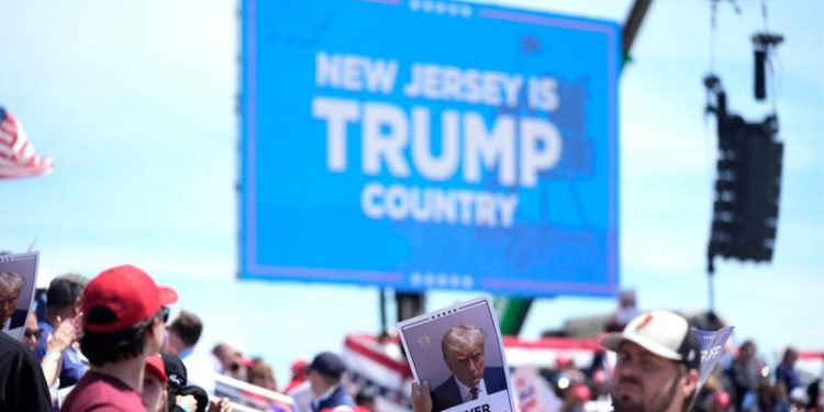 Trump supporters flock to massive New Jersey campaign rally to hear former president speak amid ongoing trials