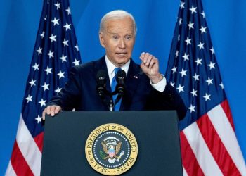 Biden says ‘anyway’ at least 9 times while trailing off in press conference