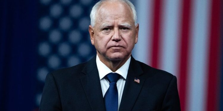 Walz unknown by 4 in 10 Americans, but favorability rating tops Vance: poll