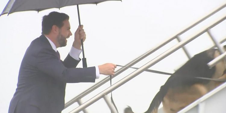 Who’s a good boy? JD Vance’s family pooch makes campaign trail debut