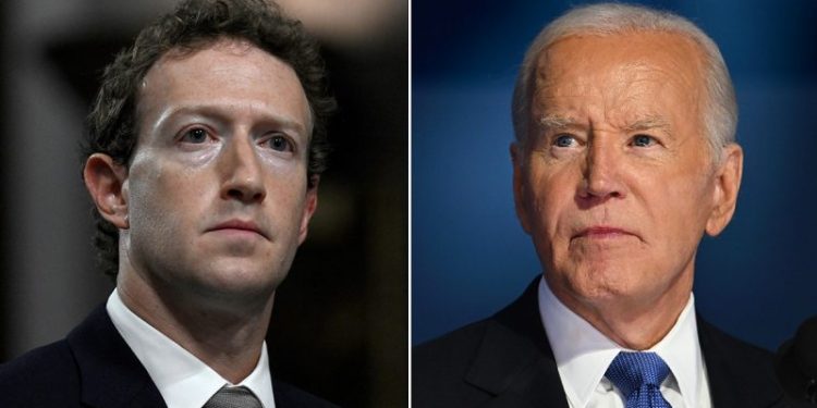 Zuckerberg, expressing regrets, admits bowing to Biden administration pressure to remove content