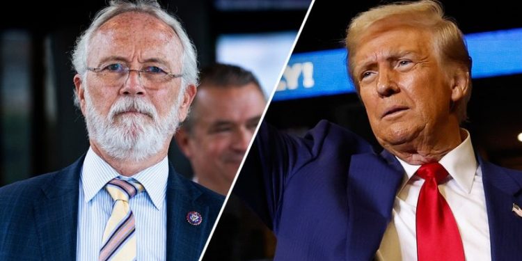 Trump rips House Republican who voted to impeach him in message endorsing his rival