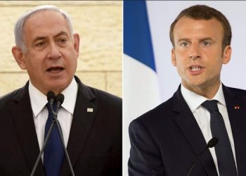 Netanyahu tells Macron that Israel was not created by the UN, but by ‘blood of our heroic fighters’