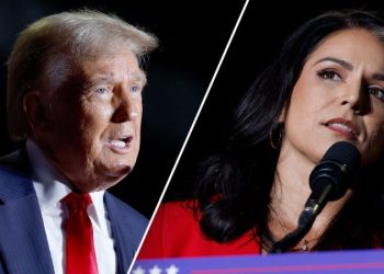 Tulsi Gabbard, former Democratic candidate for president, joins Republican party at Trump rally