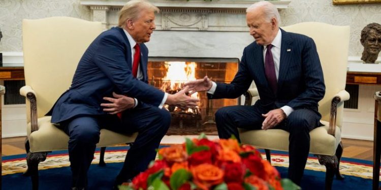 Trump thanks Biden for ‘smooth transition’ during White House meeting