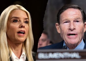‘Excuse me’: Bondi shuts down Dem senator’s questioning attacking another Trump nominee