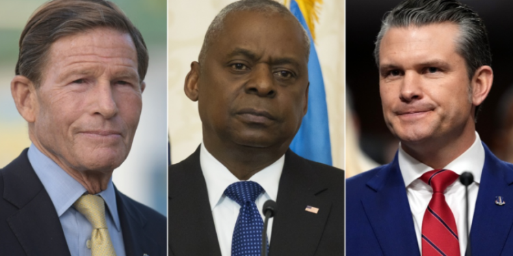 Dem senator who bashed Hegseth’s qualifications stands by DOD sec who oversaw botched Afghan withdrawal