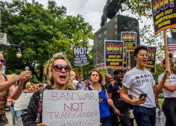 Transgender service members and rights groups file suit against Trump’s Pentagon directive