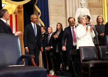 Michelle Obama skips Trump inauguration as Barack arrives solo