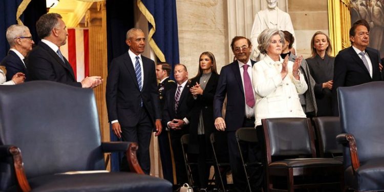 Michelle Obama skips Trump inauguration as Barack arrives solo