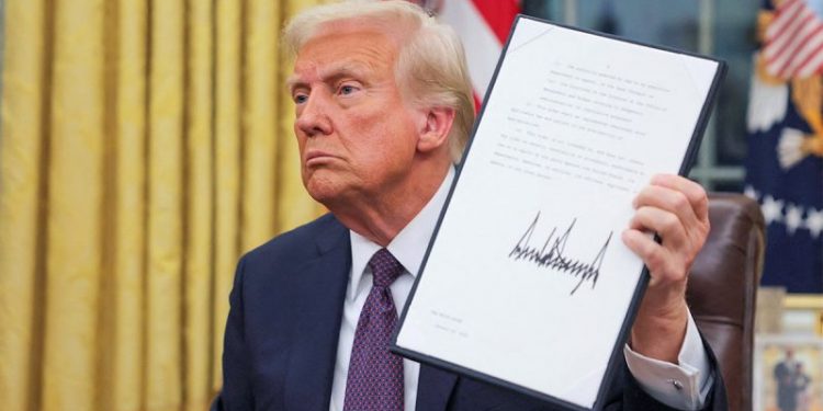 ‘Flooding the zone’: Trump hits warp speed in first week back in office