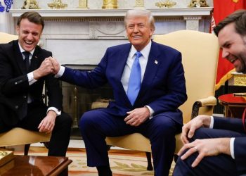 Trump meets France’s Macron at White House, says ‘lot of progress’ made toward ending war in Ukraine