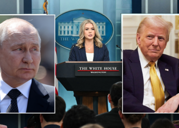 Putin viewed as ‘great competitor’ but still a US ‘adversary’ as Ukraine negotiations loom, Leavitt says