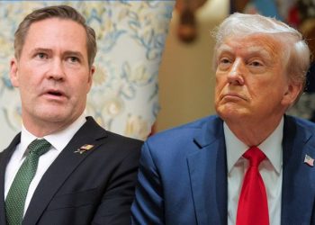 Trump says he ‘always thought’ Waltz was responsible for Signal chat scandal