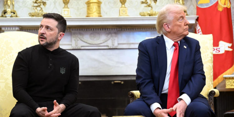 Trump says Zelenskyy wants to back out of mineral deal, addresses 3rd term during gaggle