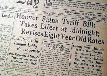 Benjamin Anderson (1949): The Crowning Financial Folly of the Hawley-Smoot Tariff