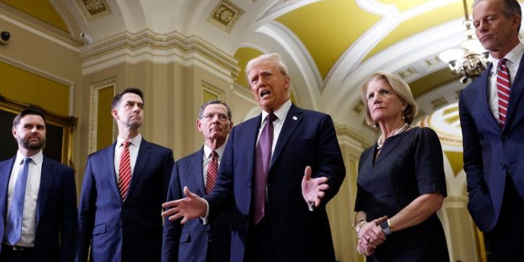 Trump, Senate GOP budget leaders huddle at White House on reconciliation bill