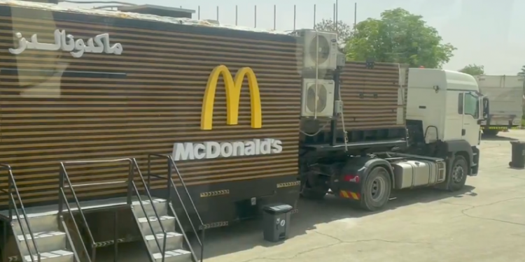 Saudis deploy mobile McDonald’s for Trump’s trip to the kingdom
