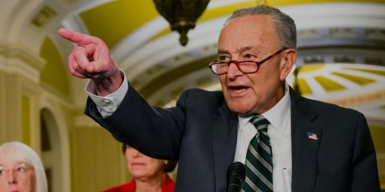 Schumer calls on FBI to conduct counterintelligence threat assessment on Epstein files