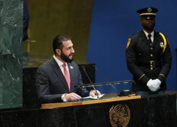 Syrian president’s historic UN speech joined by thousands rallying outside for peace and Trump’s support