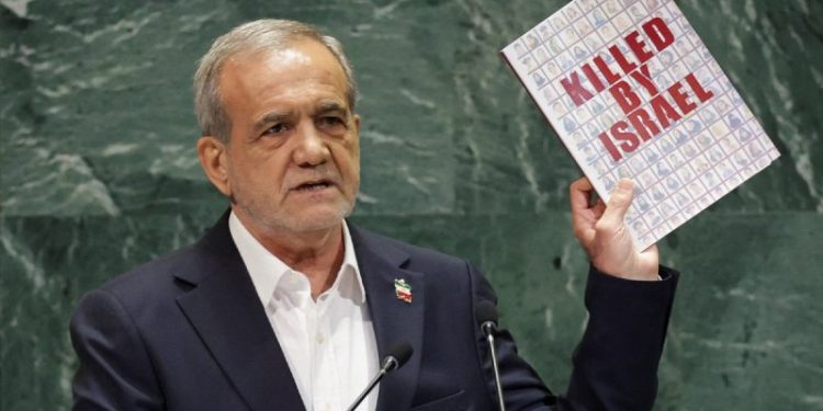 Iran president accuses US of ‘grave betrayal’ with nuclear strikes in UNGA speech