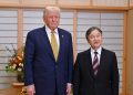 Trump courts Japan’s emperor and new PM before high-stakes Xi summit this week
