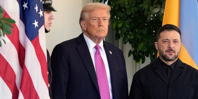 Trump says ‘tremendous bad blood’ between Zelenskyy, Putin delaying peace deal despite Middle East momentum