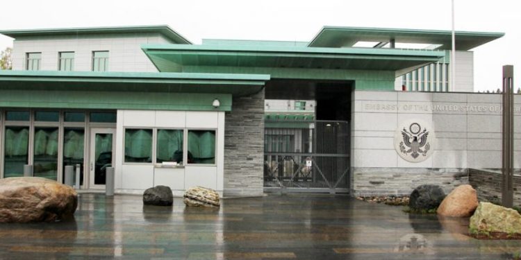 Former security guard at US Embassy overseas is convicted of spying for Russia and Iran