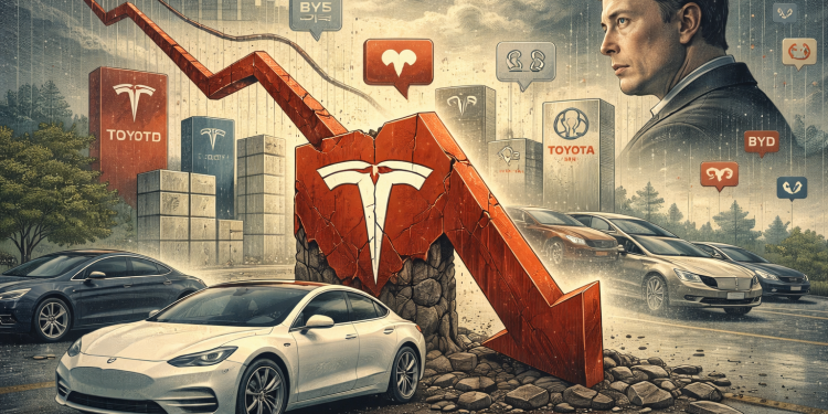 Tesla loses $15.4B in brand value in 2025, marking third straight annual decline