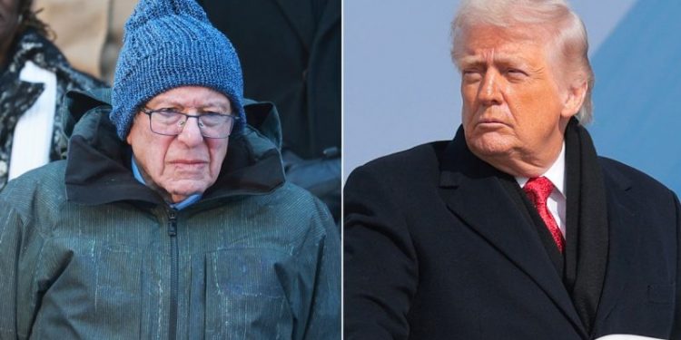 Sanders accuses Trump of pushing US and world ‘toward authoritarianism’