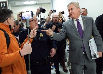 Comer rips ‘paid disrupter’ as briefing on Clinton contempt push devolves into chaos