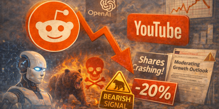 Reddit stock is tumbling and YouTube may be to blame