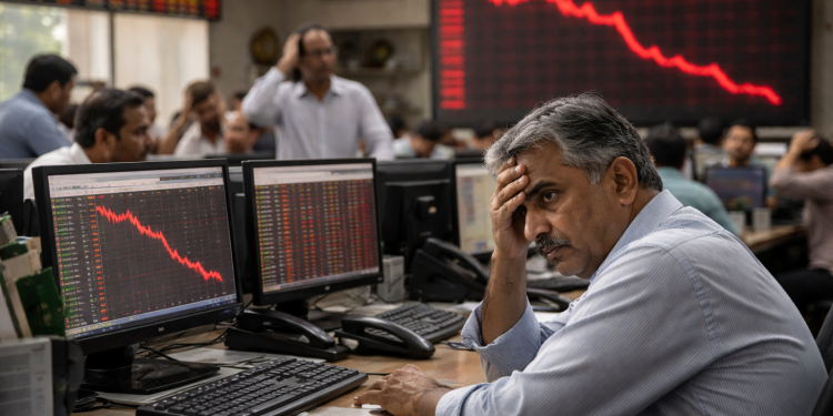 Nifty 50 Index forms risky pattern as foreign investors dump