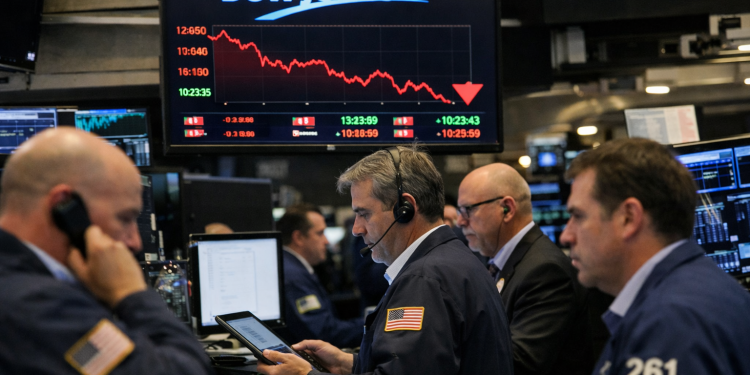 Top stocks dragging the Dow Jones Index as it moves into a correction