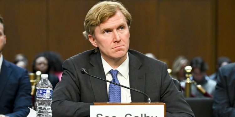 Pentagon policy chief grilled as Dem claims Trump broke promise about going to war with Iran