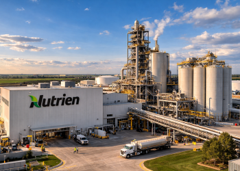 Nutrien stock slowly forms cup & handle as fertilizer prices rise
