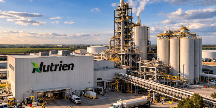 Nutrien stock slowly forms cup & handle as fertilizer prices rise