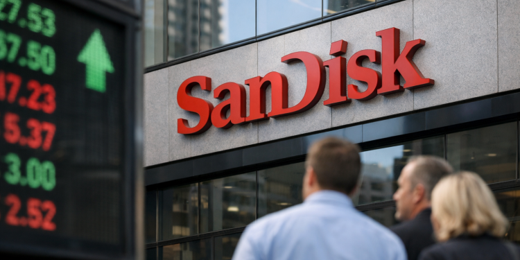 SanDisk jumps 7% on Nasdaq 100 entry as AI boom fuels demand surge